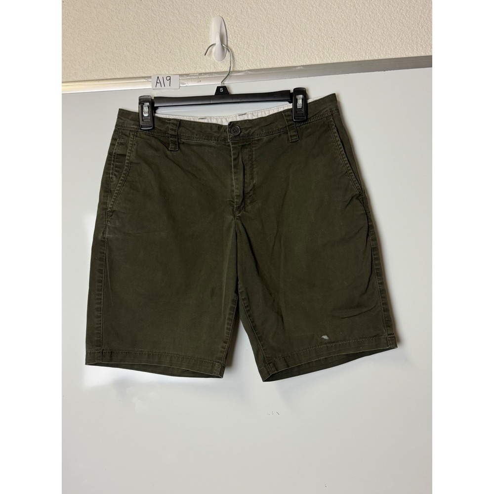 Armani Exchange Mens Olive Green Chino Shorts Size 30